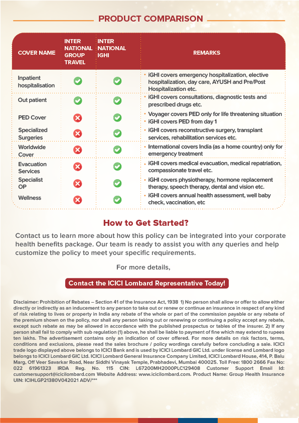 ICICI Lombard brochure page 4